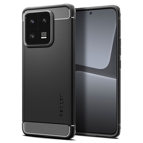 Spigen - Rugged Armor Backcover voor Xiaomi 13 Pro - Black