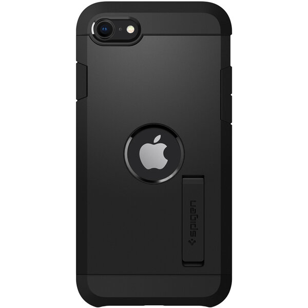 Spigen - Tough Armor Backcover voor Apple iPhone SE (2022 / 2020) - Black