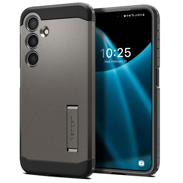 Spigen - Tough Armor Backcover voor Samsung Galaxy S24 - Gunmetal