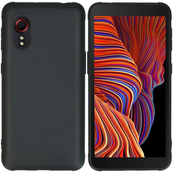 Accezz - Color Backcover voor Samsung Galaxy Xcover 5 - Black