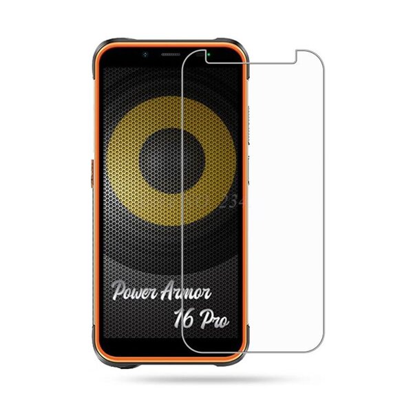 Ulefone - Tempered Glass Screenprotector voor Ulefone Power Armor 16 Pro / 16S - Transparent