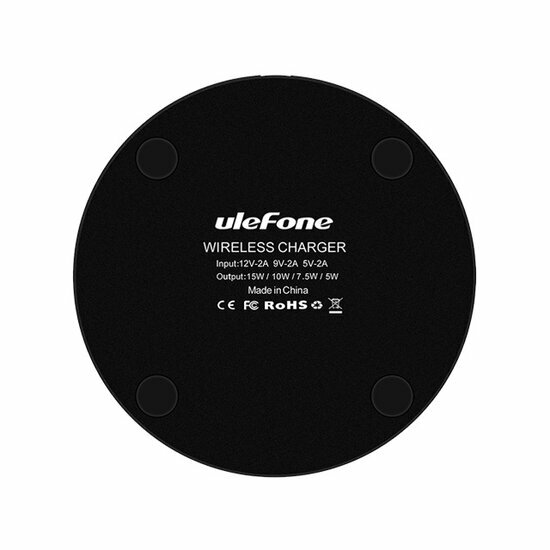 Ulefone UF005 15W Wireless Charging Pad Black