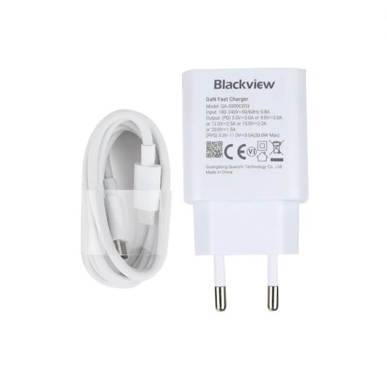 Blackview 33W Power Adapter + USB-C Cable