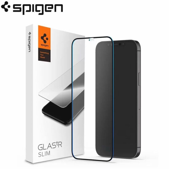 Spigen - GLAStR Slim Screenprotector voor Apple iPhone 16 Plus / 15 Plus - Transparent
