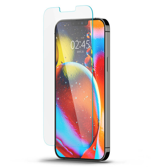 Spigen - GLAStR Slim Screenprotector voor Apple iPhone 13 / 13 Pro / 14 / 16e - Transparent