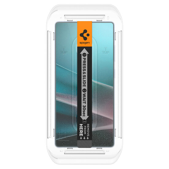 Spigen - GLAStR Privacy EZ Fit Screenprotector + Applicator voor Samsung Galaxy S25 Ultra - Transparent
