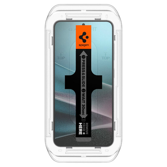 Spigen - GLAStR Privacy EZ Fit Screenprotector + Applicator voor Samsung Galaxy S24 Plus / S25 Plus - Transparent