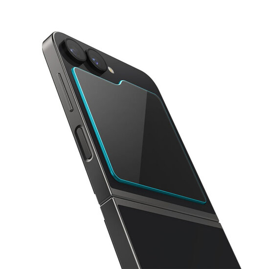 Spigen - GLAStR EZ Fit Screenprotector 2 Pack + Applicator voor Samsung Galaxy Z Flip 6 / Flip 7 FE - Transparent