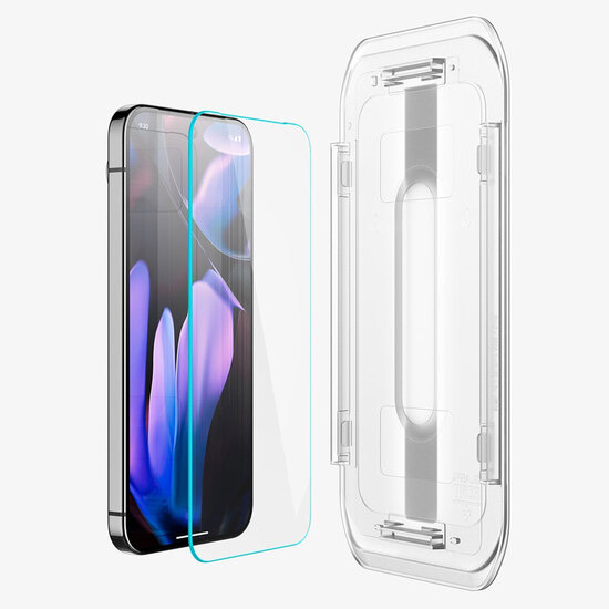 Spigen - GLAStR EZ Fit Screenprotector 2 Pack + Applicator voor Google Pixel 9 Pro XL / 10 Pro XL - Transparent