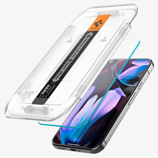 Spigen - GLAStR EZ Fit Screenprotector 2 Pack + Applicator voor Google Pixel 9 Pro XL / 10 Pro XL - Transparent