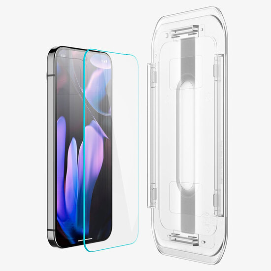 Spigen - GLAStR EZ Fit Screenprotector 2 Pack + Applicator voor Google Pixel 9 / 9 Pro / 10 / 10 Pro - Transparent