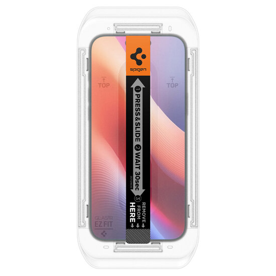 Spigen - GLAStR EZ Fit Screenprotector 2 Pack + Applicator voor Apple iPhone 16 Pro Max / 17 Pro Max - Transparent