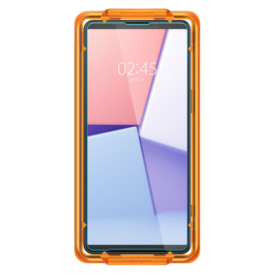 Spigen - GLAStR EZ Fit Screenprotector + Applicator voor Sony Xperia 1 VI - Transparent