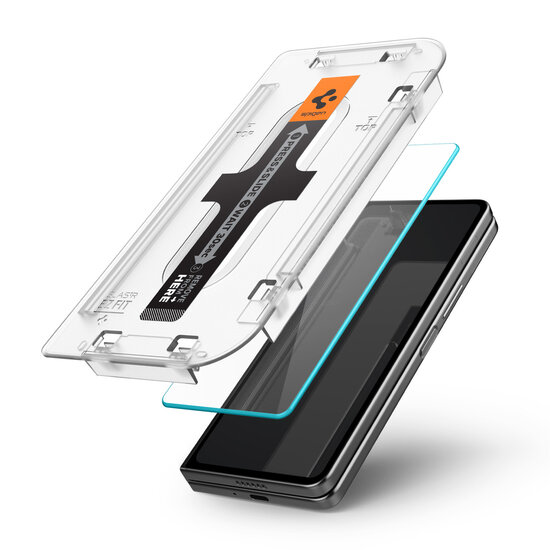 Spigen - GLAStR EZ Fit Screenprotector + Applicator voor Samsung Galaxy Z Fold 5 - Transparent