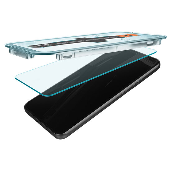 Spigen - GLAStR EZ Fit Screenprotector + Applicator voor Samsung Galaxy S22 - Transparent