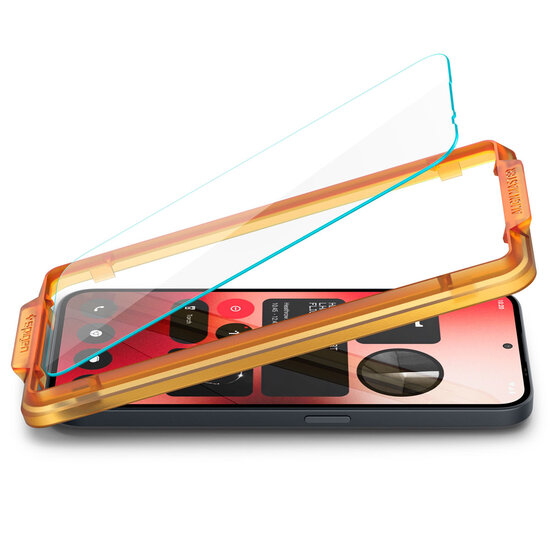 Spigen - GLAStR EZ Fit Screenprotector + Applicator voor Nothing Phone (2a) - Transparent
