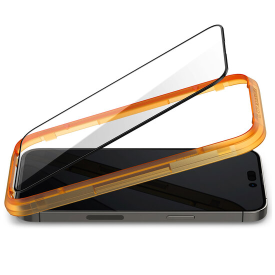 Spigen - GLAStR EZ Fit Screenprotector + Applicator voor Apple iPhone 14 Pro Max - Transparent