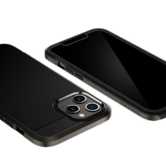 Spigen - GLAStR EZ Fit Screenprotector + Applicator voor Apple iPhone 12 Pro Max - Transparent