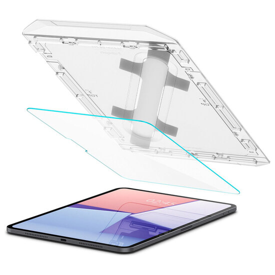 Spigen - GLAStR EZ Fit Screenprotector + Applicator voor Apple iPad Pro 11 (2024) M4 - Transparent