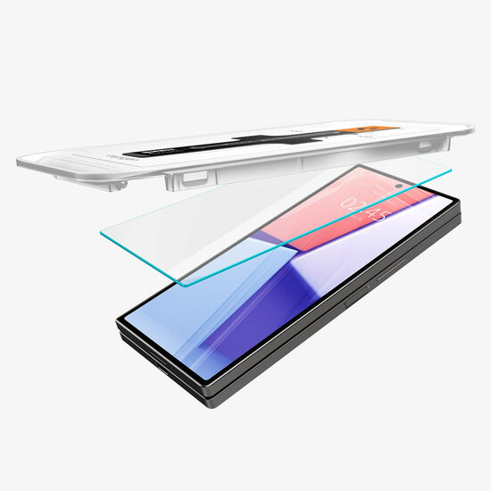 Spigen - GLAStR EZ Fit Screenprotector + Applicator 2-pack voor Samsung Galaxy Z Fold 6 - Transparent