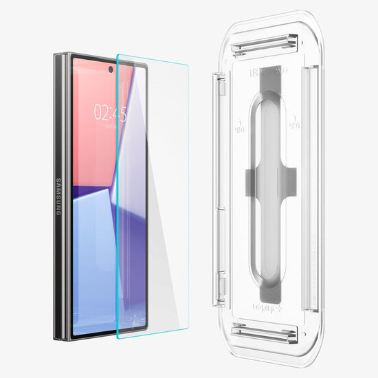 Spigen - GLAStR EZ Fit Screenprotector + Applicator 2-pack voor Samsung Galaxy Z Fold 6 - Transparent