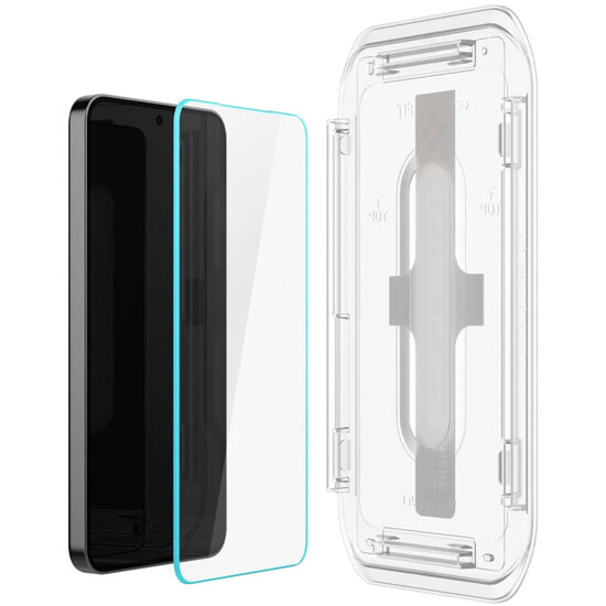 Spigen - GLAStR EZ Fit Screenprotector + Applicator 2-pack voor Samsung Galaxy S24 / S25 - Transparent