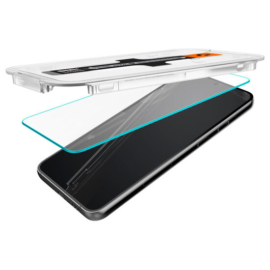 Spigen - GLAStR EZ Fit Screenprotector + Applicator 2-pack voor Samsung Galaxy S23 Plus - Transparent