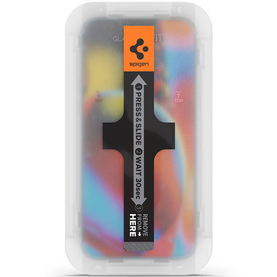Spigen - GLAStR EZ Fit Screenprotector + Applicator 2-pack voor Apple iPhone 13 Pro Max - Transparent