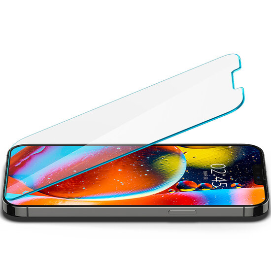 Spigen - GLAStR EZ Fit Screenprotector + Applicator 2-pack voor Apple iPhone 13 Pro Max - Transparent