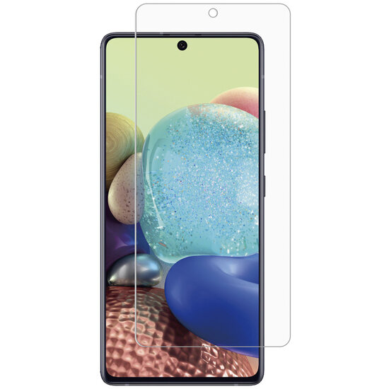 Selencia - Tempered Glass Screenprotector voor Samsung Galaxy A72 / M53 - Transparent