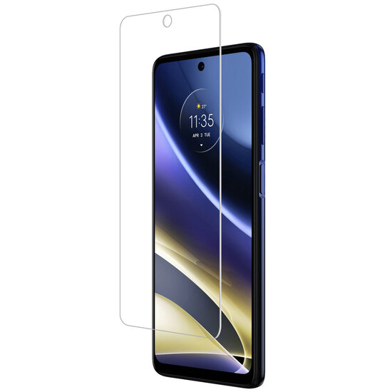 Selencia - Tempered Glass Screenprotector voor Motorola Moto G51 - Transparent