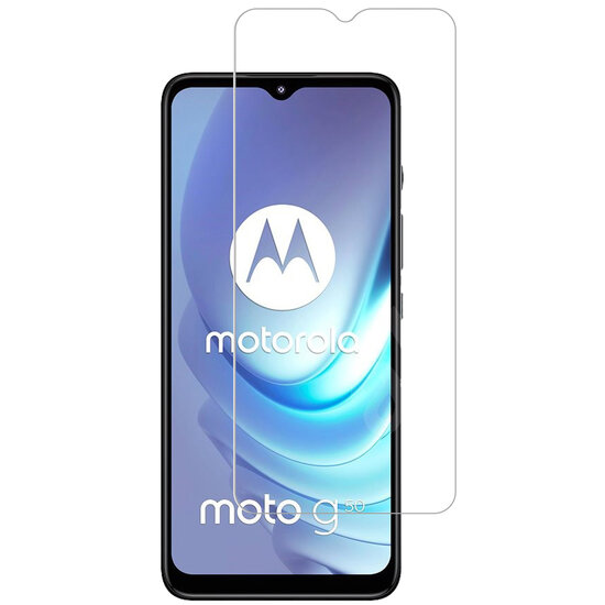 Selencia - Tempered Glass Screenprotector voor Motorola Moto G50 - Transparent