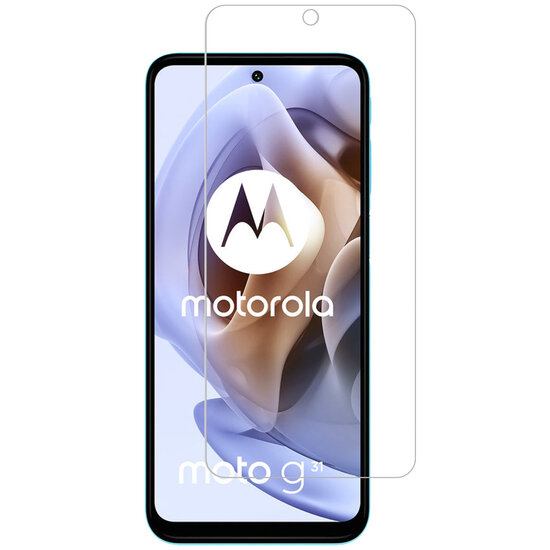 Selencia - Tempered Glass Screenprotector voor Motorola Moto G31 / G41 / G71 - Transparent