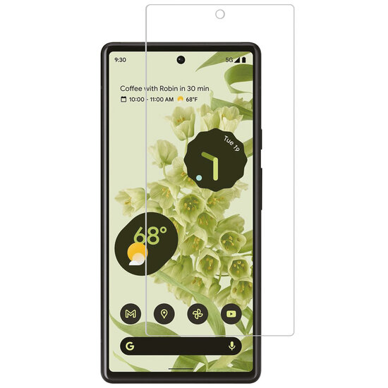 Selencia - Tempered Glass Screenprotector voor Google Pixel 6 - Transparent