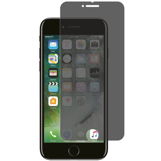 Selencia - Tempered Glass Privacy Screenprotector voor Apple iPhone SE (2022 / 2020) / 8 / 7 / 6(s) - Transparent