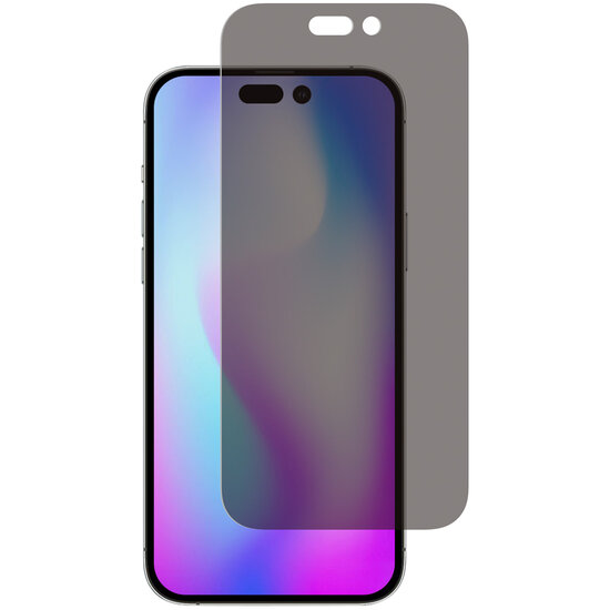 Selencia - Tempered Glass Privacy Screenprotector voor Apple iPhone 14 Pro - Transparent