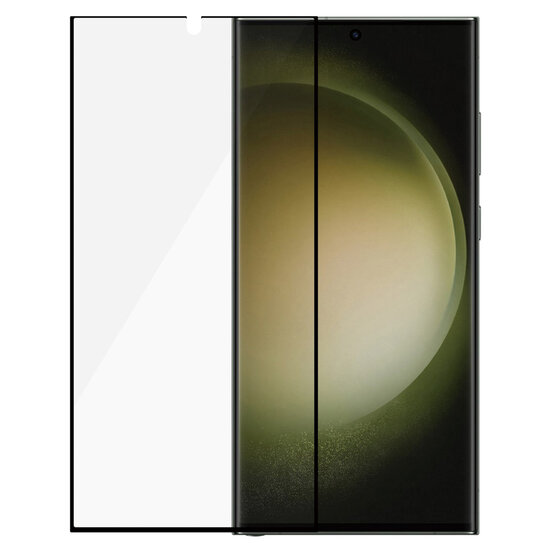 SAFE by PanzerGlass - Ultra-Wide Fit Screenprotector voor Samsung Galaxy S23 Ultra - Transparent