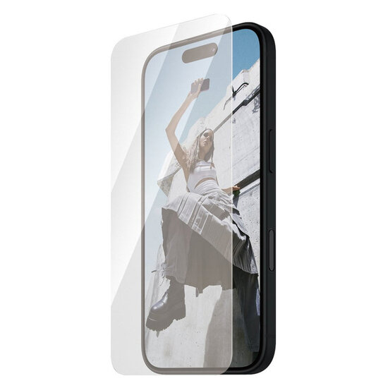 SAFE by PanzerGlass - Ultra-Wide Fit Screenprotector voor Apple iPhone 16 - Transparent