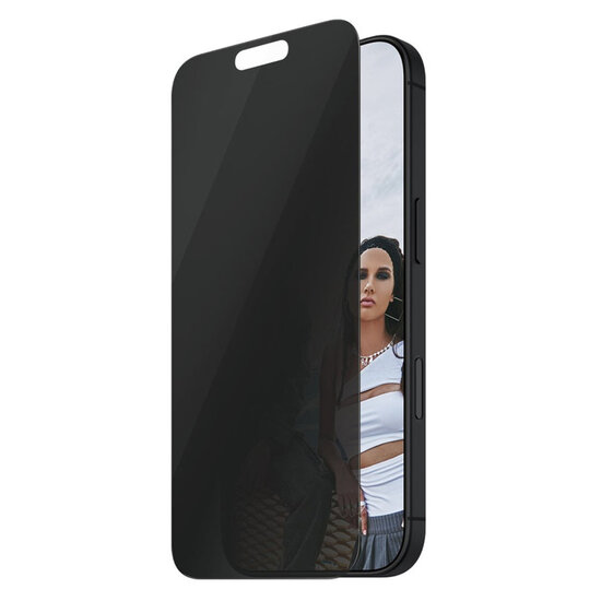 SAFE by PanzerGlass - Privacy Screenprotector Ultra Wide Fit met applicator voor Apple iPhone 16 Pro Max - Transparent