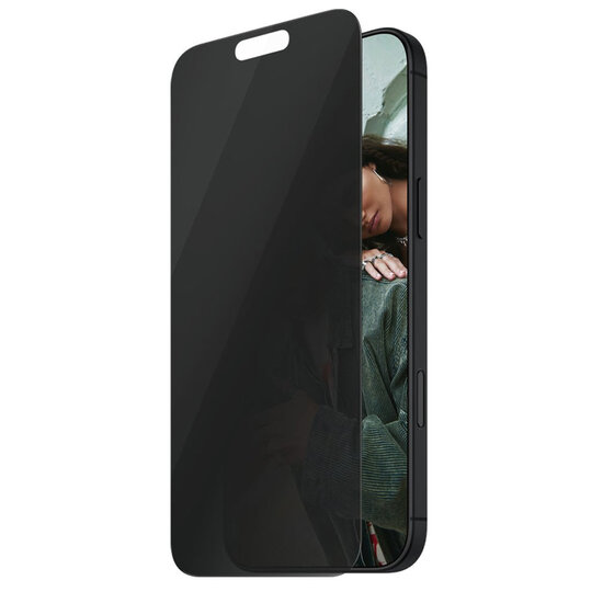 SAFE by PanzerGlass - Privacy Screenprotector Ultra Wide Fit met applicator voor Apple iPhone 16 Pro - Transparent