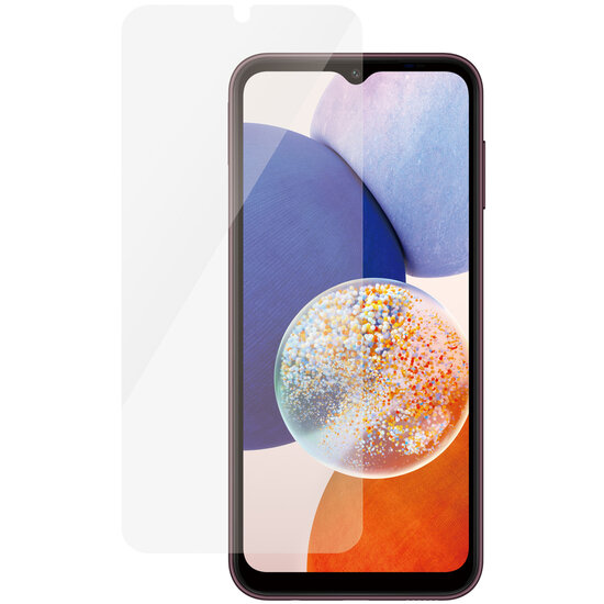 PanzerGlass - Ultra-Wide Fit Anti-Bacterial Screenprotector voor Samsung Galaxy A14 (5G/4G) - Transparent
