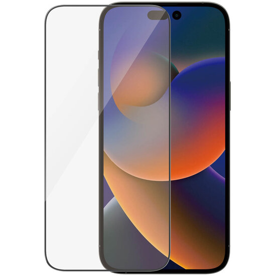 PanzerGlass - Ultra-Wide Fit Anti-Bacterial Screenprotector incl. applicator voor Apple iPhone 14 Pro Max - Transparent