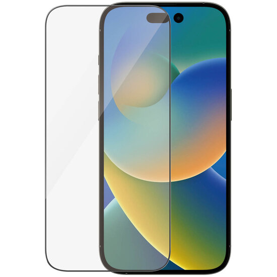 PanzerGlass - Ultra-Wide Fit Anti-Bacterial Screenprotector incl. applicator voor Apple iPhone 14 Pro - Transparent