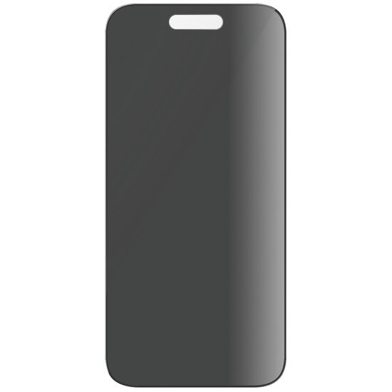 PanzerGlass - Privacy Ultra-Wide Fit Anti-Bacterial Screenprotector incl. applicator voor Apple iPhone 15 Pro - Transparent