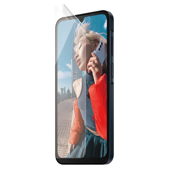 PanzerGlass - Matrix Recycled Ultra-Wide Fit Anti-Bacterial Screenprotector incl. applicator voor Samsung Galaxy A25 (5G) - Transparent