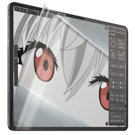 PanzerGlass - GraphicPaper Ultra-Wide Fit Screenprotector voor Apple iPad Pro 13 (2024) M4 / Air 13 inch (2025) M3 / (2024) M2 - Transparent