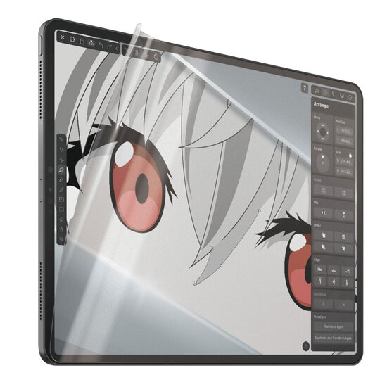 PanzerGlass - GraphicPaper Ultra-Wide Fit Screenprotector voor Apple iPad Pro 12.9 (2018/2020/2021/2022) - Transparent