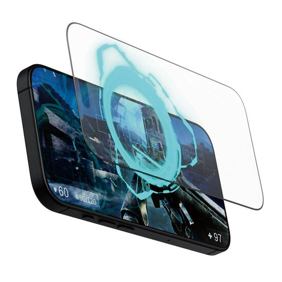 PanzerGlass - Gaming Screenprotector Ultra Wide Fit met applicator voor Apple iPhone 16 Pro - Transparent
