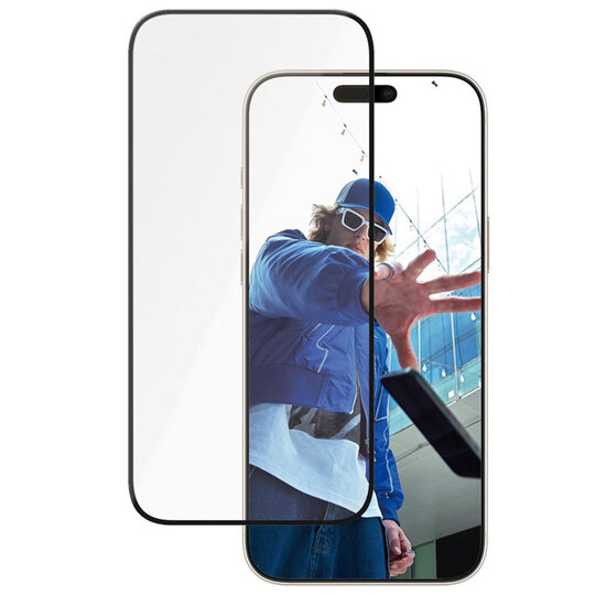PanzerGlass - Ceramic Screenprotector met applicator voor Apple iPhone 16 Pro Max - Transparent