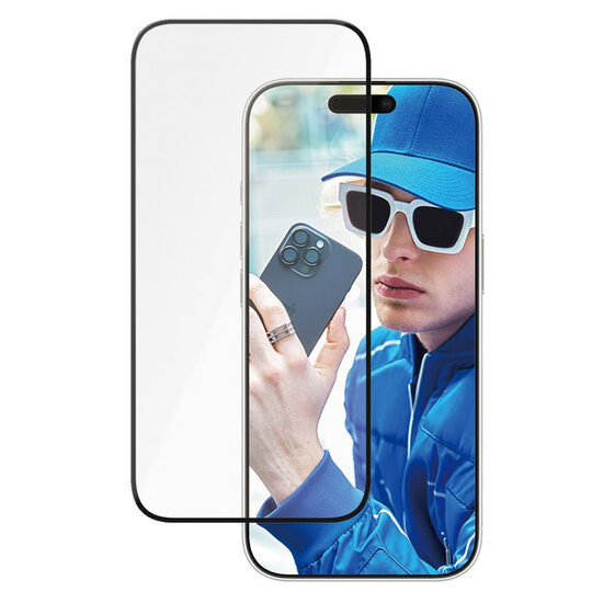 PanzerGlass - Ceramic Screenprotector met applicator voor Apple iPhone 16 Pro - Transparent
